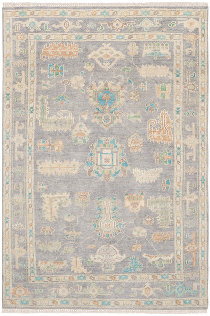 Nourison Home Odessa ODS01 Grey Multicolor Traditional Knotted Rug