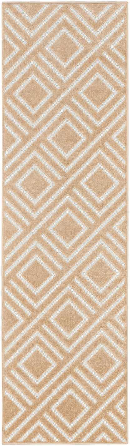 Nourison Home Care Free CAF03 Taupe Contemporary Loom-woven Rug
