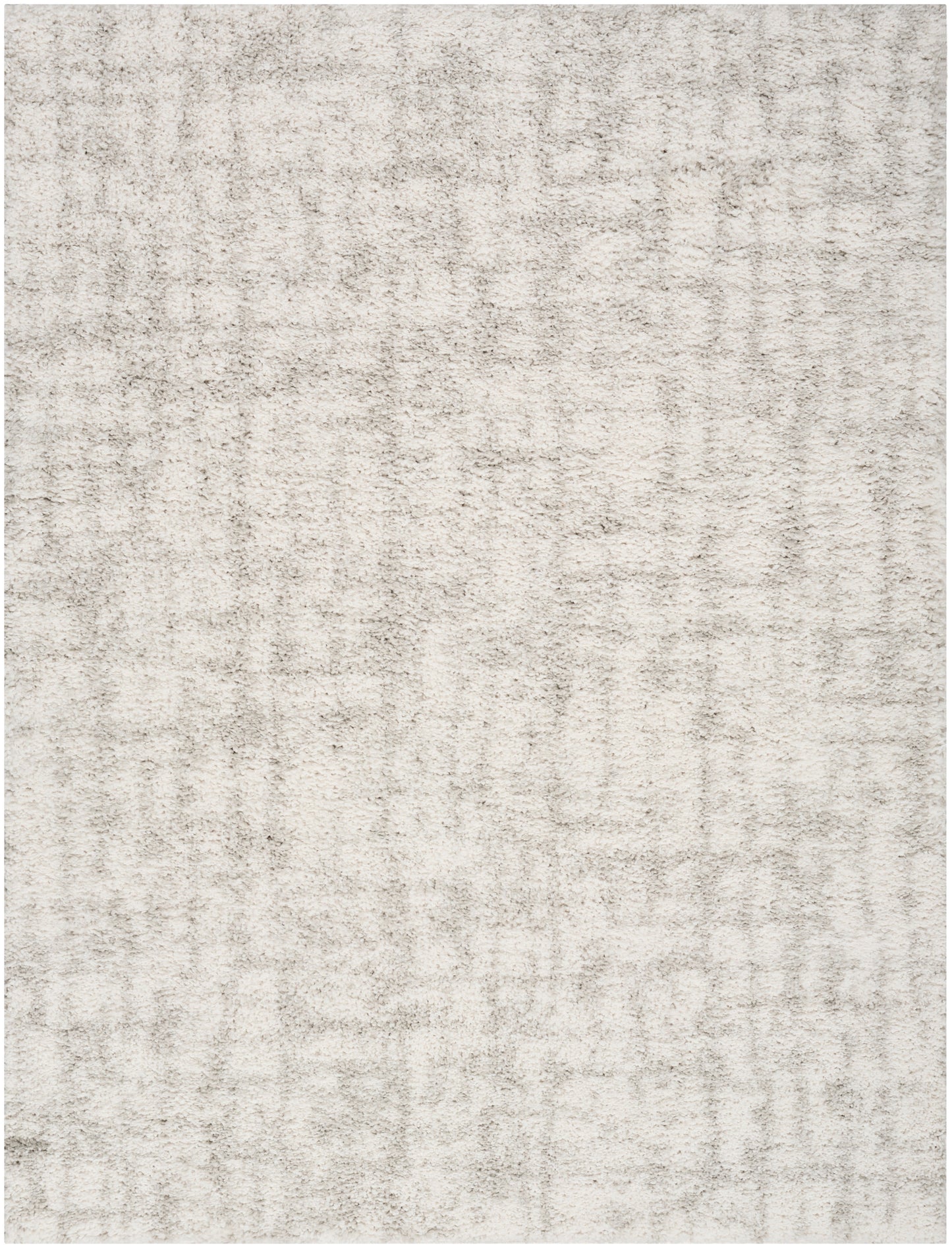 Nourison Home Modern Shag MMD06 Ivory Grey Contemporary Power-loomed Rug