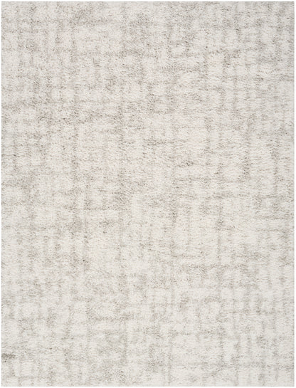 Nourison Home Modern Shag MMD06 Ivory Grey Contemporary Power-loomed Rug