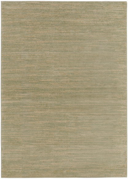 Nourison Home Nourison Essentials NRE01 Green Gold Contemporary Power-loomed Rug