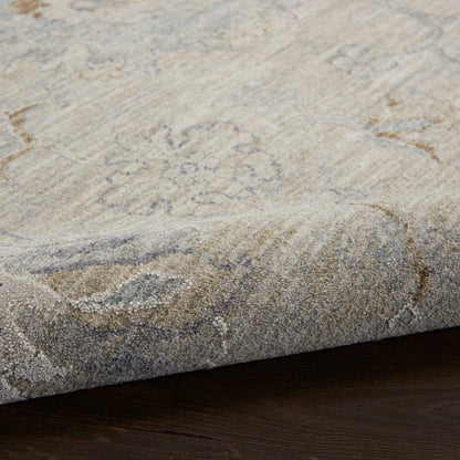 Nourison Home Infinite  Light Grey  Traditional