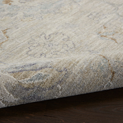 Nourison Home Infinite  Light Grey  Traditional