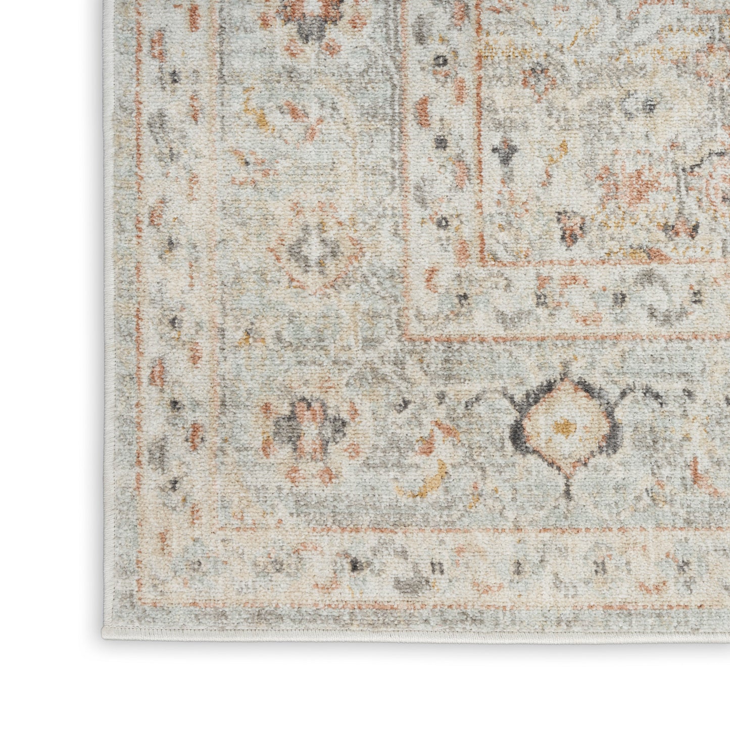 Nourison Home Oushak Home  Light Grey  Traditional