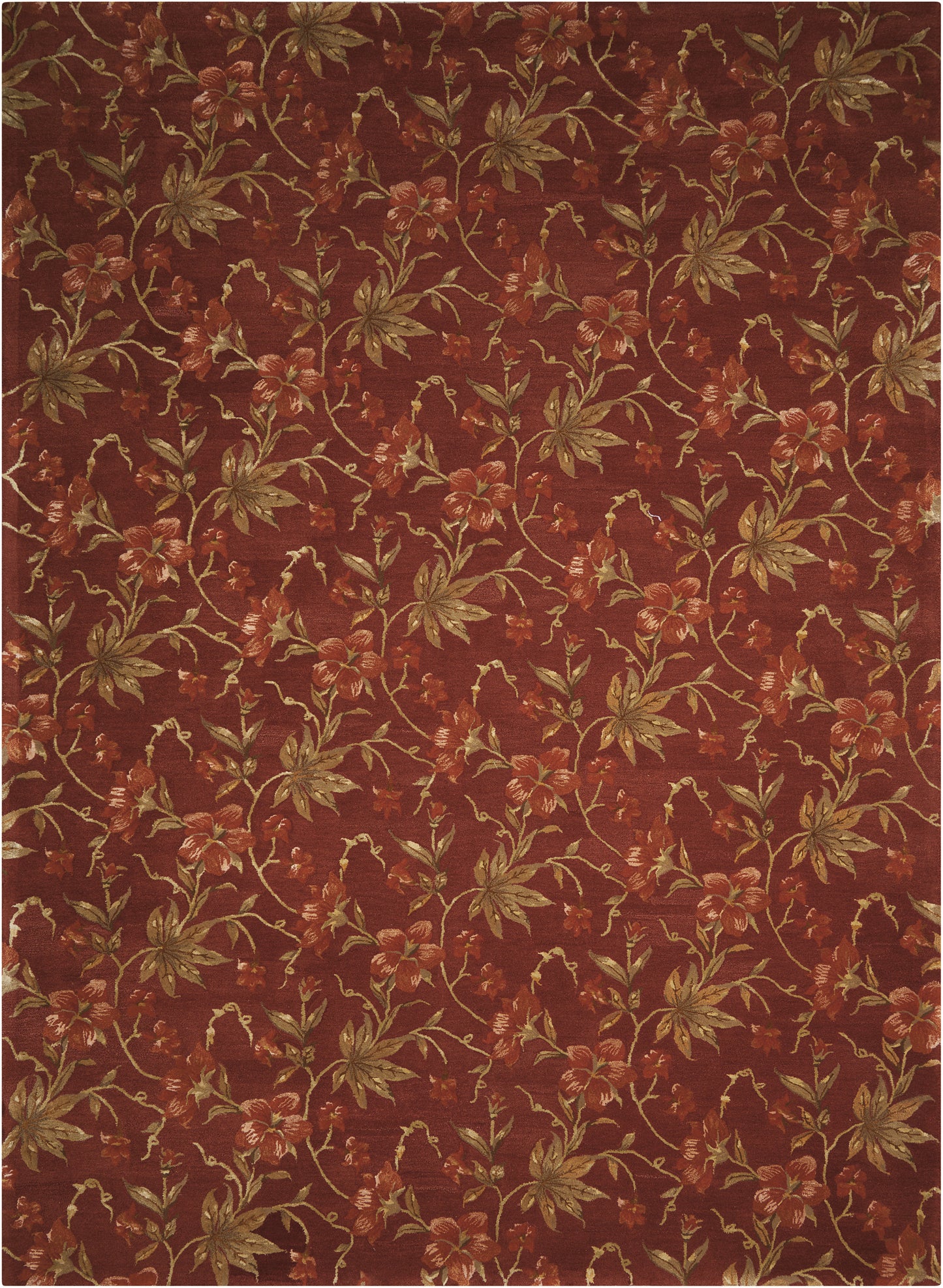 Nourison Home Modern Elegance  Brick  Transitional