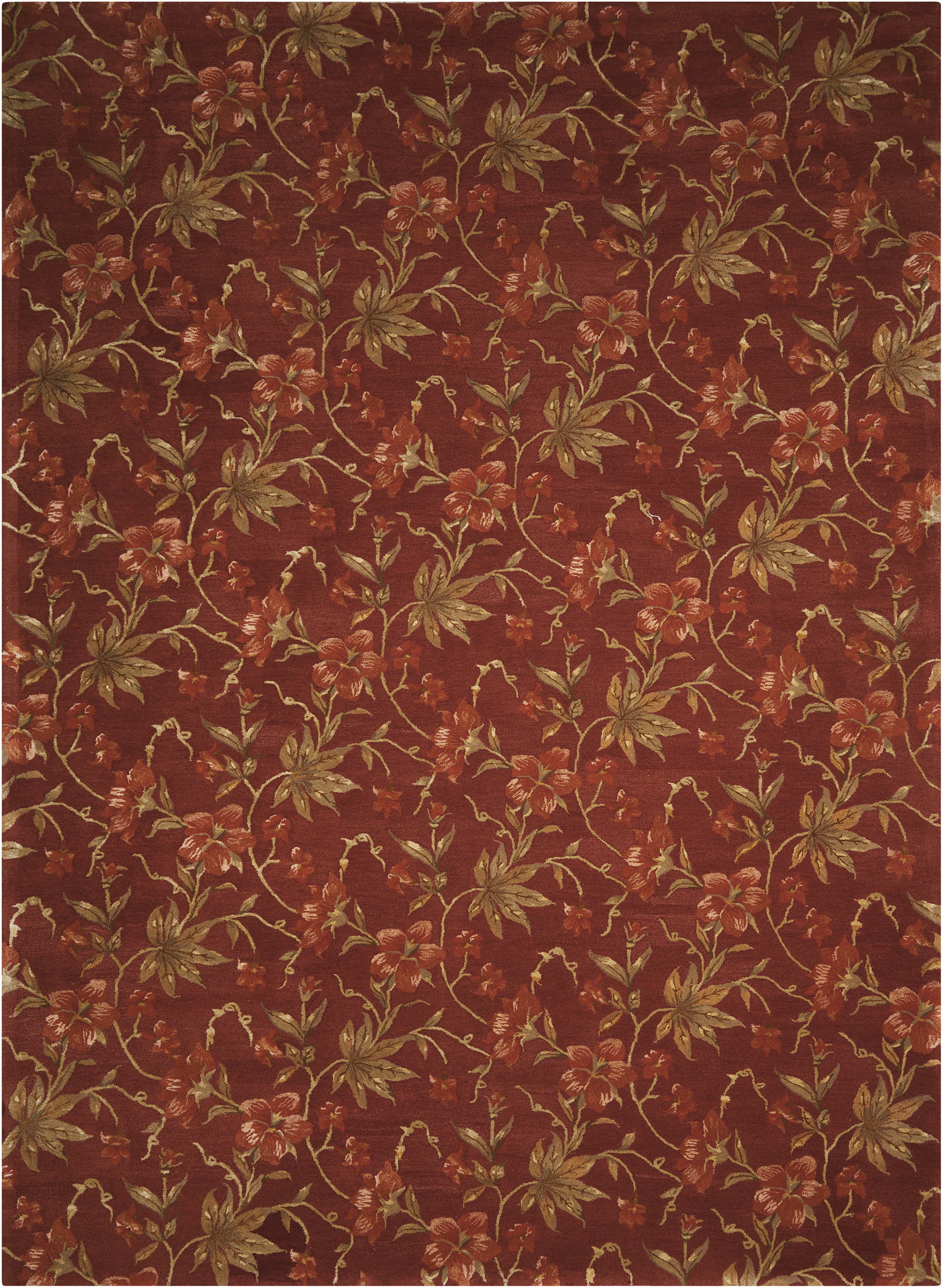 Nourison Home Modern Elegance  Brick  Transitional