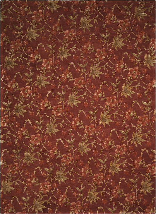 Nourison Home Modern Elegance  Brick  Transitional