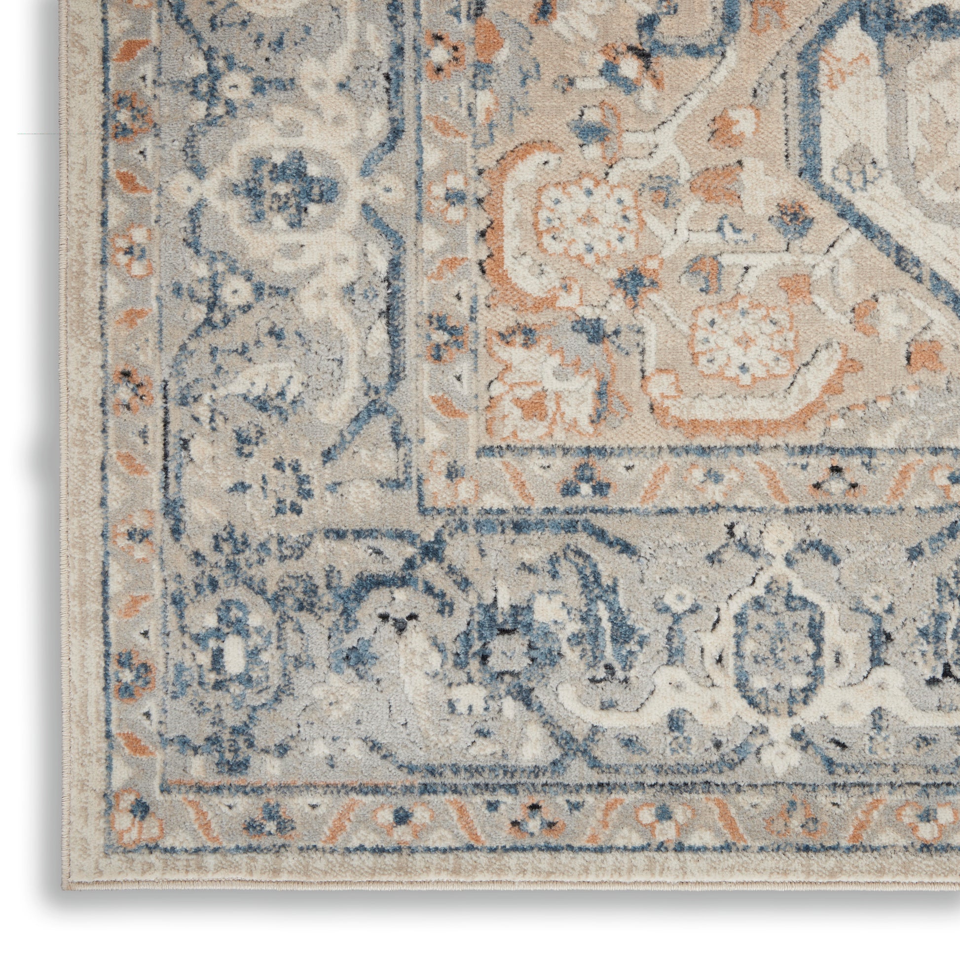 Nourison Home Malta  Ivory Grey  Traditional