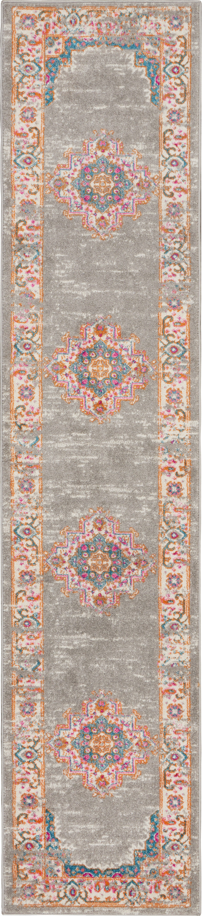 Nourison Home Passion PSN03 Grey Transitional Power-loomed Rugs