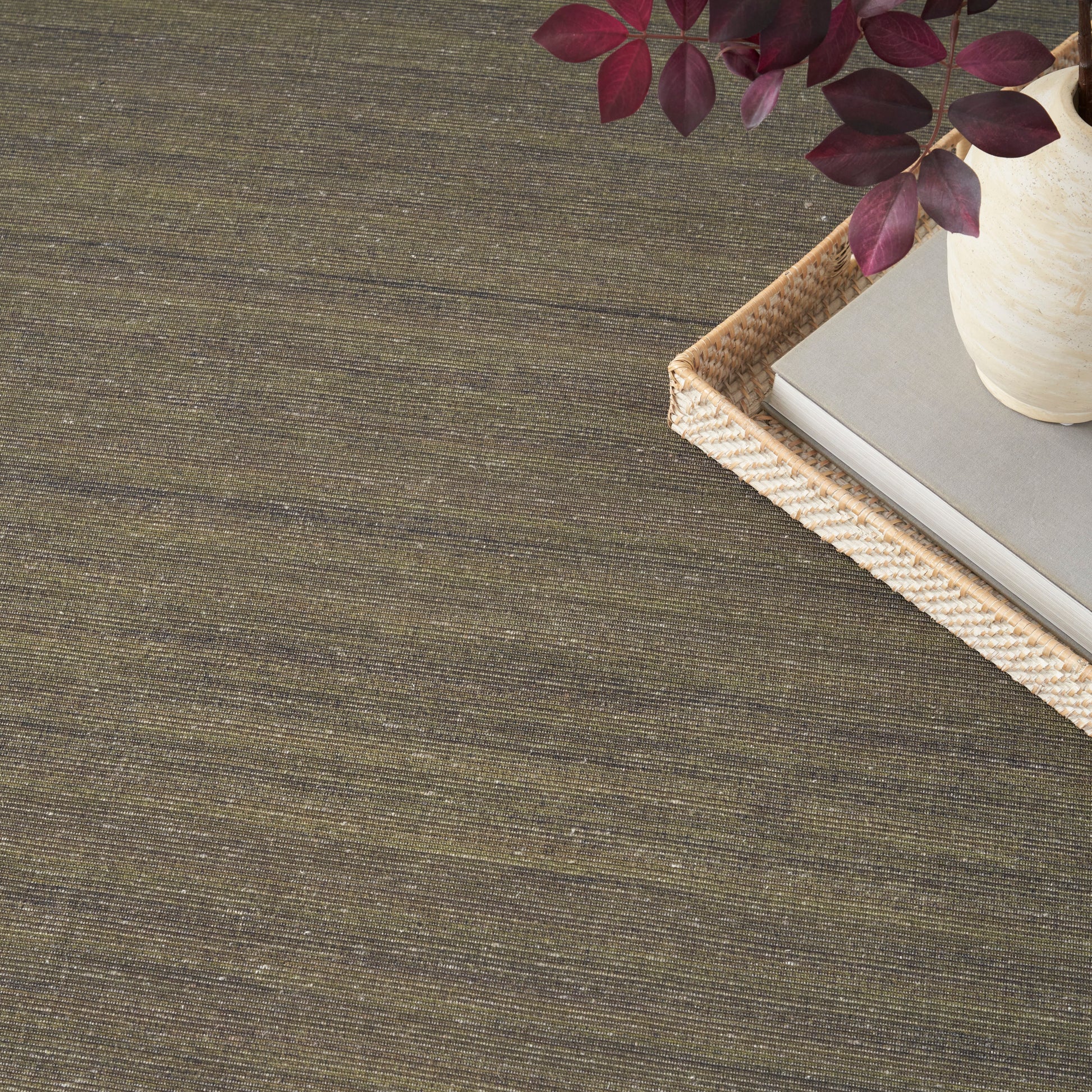 Nourison Home Washable Essentials  Green  Contemporary