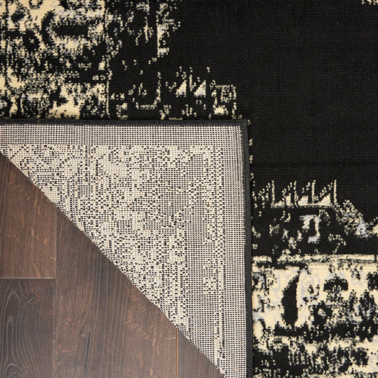 Nourison Home Grafix  Black  Transitional