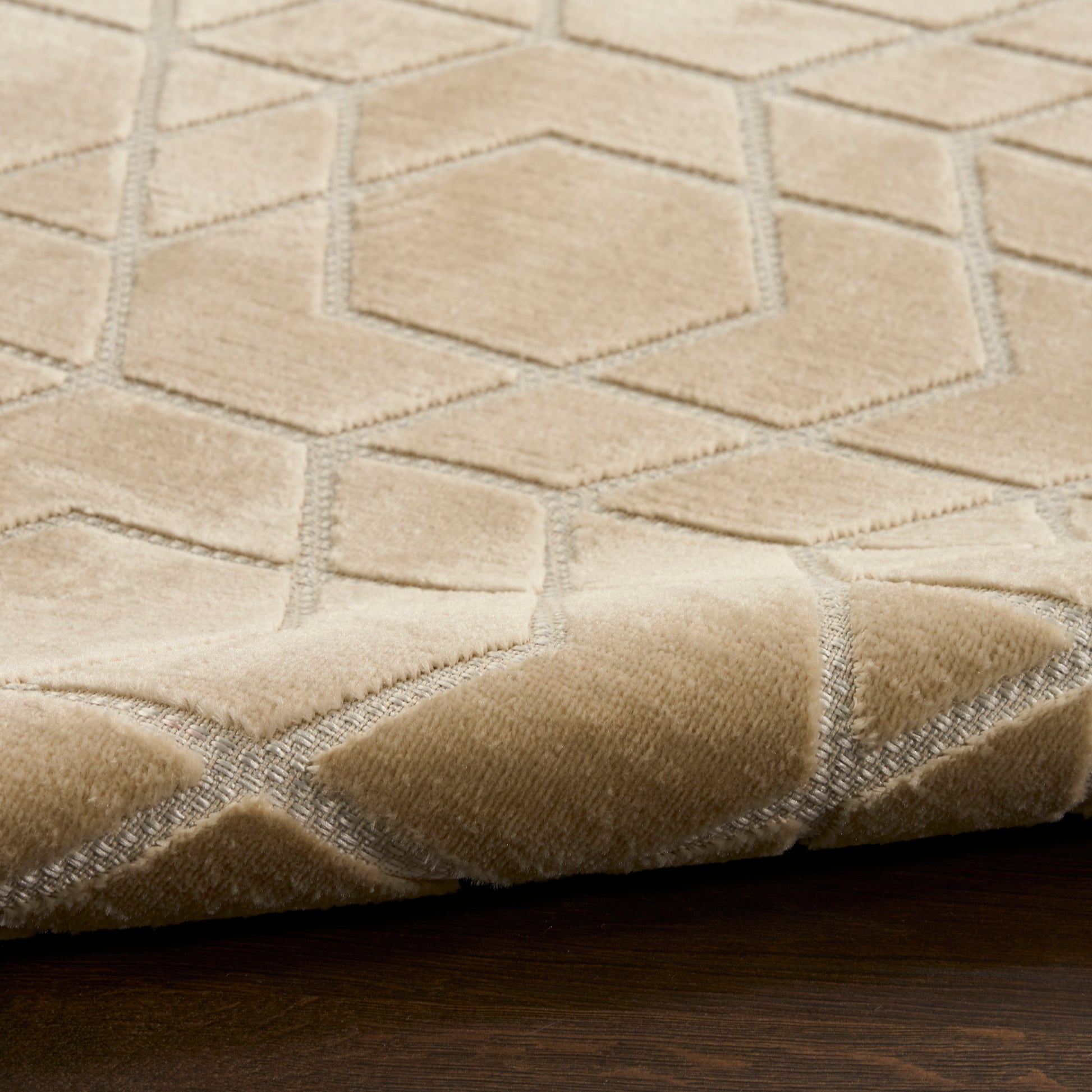 Nourison Home Washable Charm  Beige Ivory  Contemporary