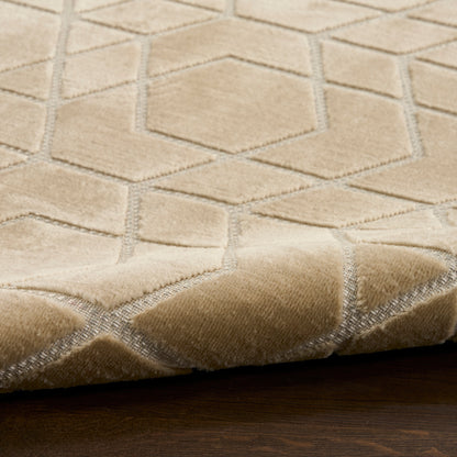 Nourison Home Washable Charm  Beige Ivory  Contemporary