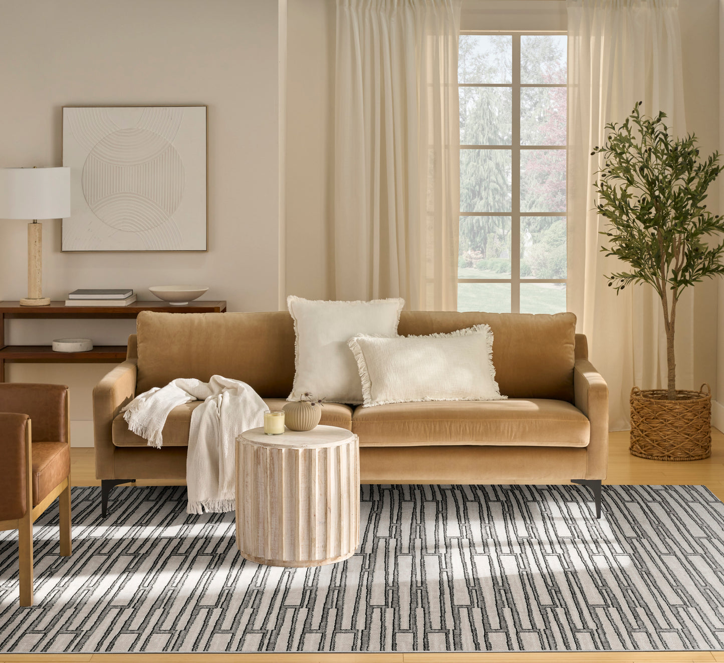 Nourison Home Nordic  Ivory Grey  Contemporary