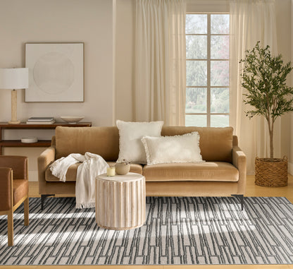 Nourison Home Nordic  Ivory Grey  Contemporary