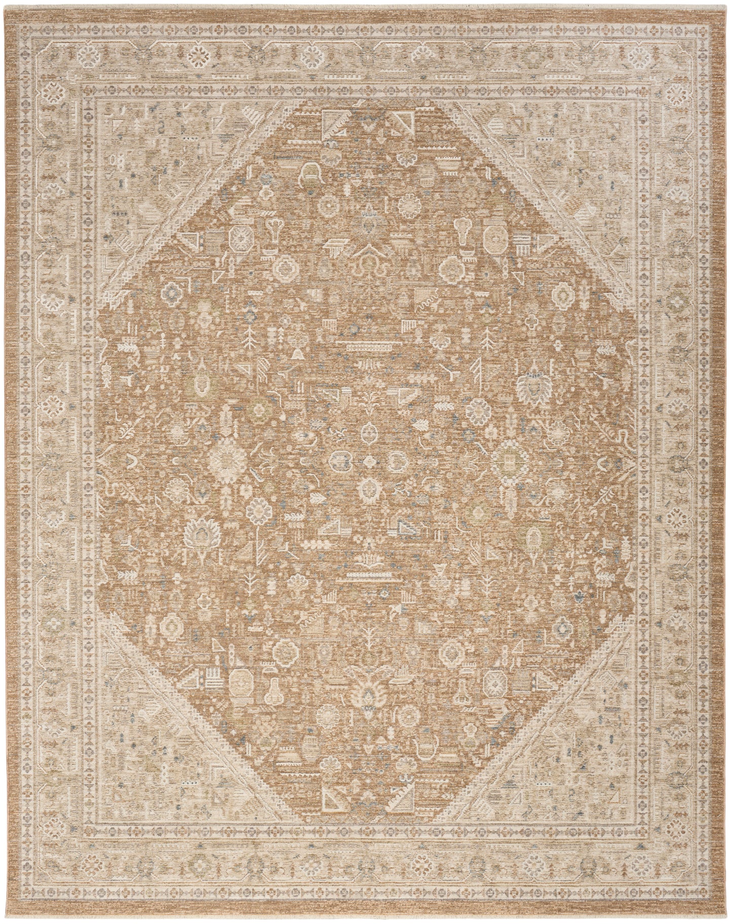 Nourison Home Retreat RET03 Mocha Traditional Machine Woven Rug