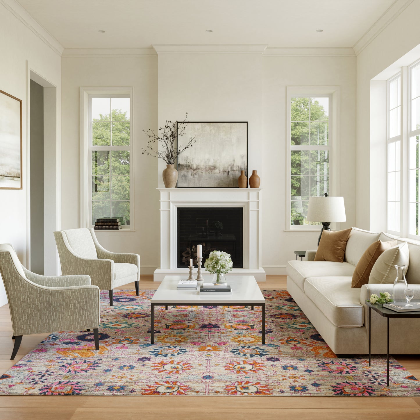 Nourison Home Passion  Silver  Transitional