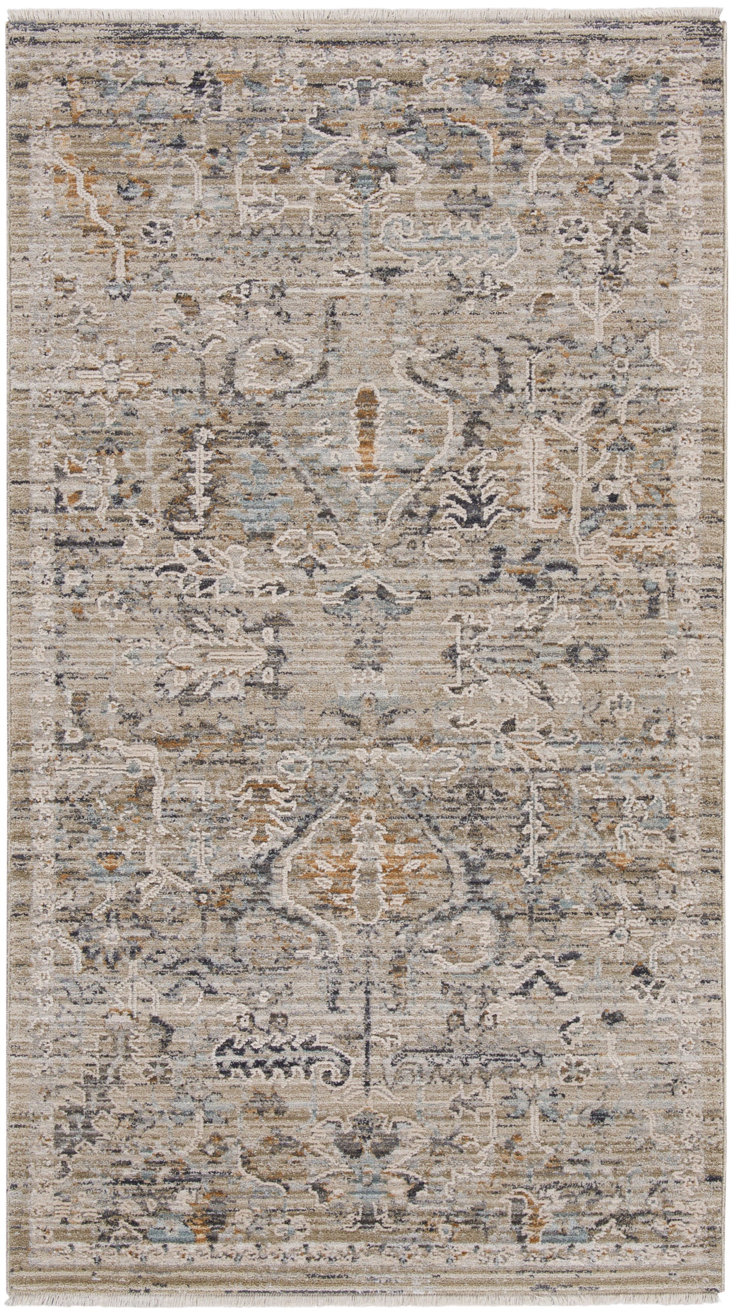 Nourison Home Lynx LNX02 Ivory Taupe Transitional Power-loomed Rug