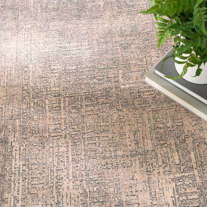 Nourison Home Botanical Washables  Taupe  Contemporary