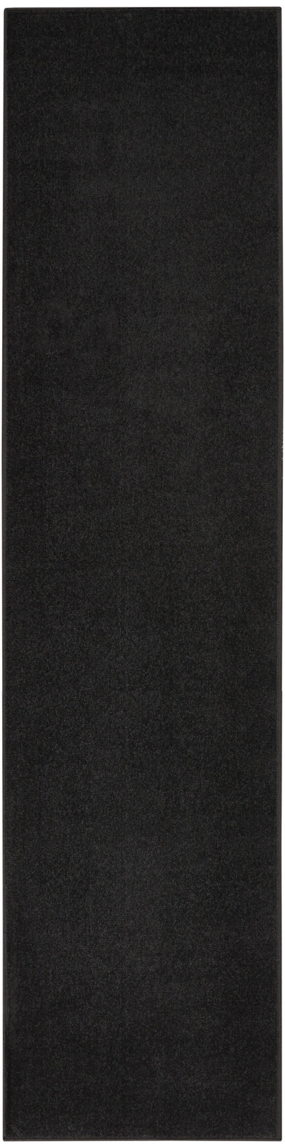 Nourison Home Nourison Essentials NRE01 Black Contemporary Power-loomed Rug