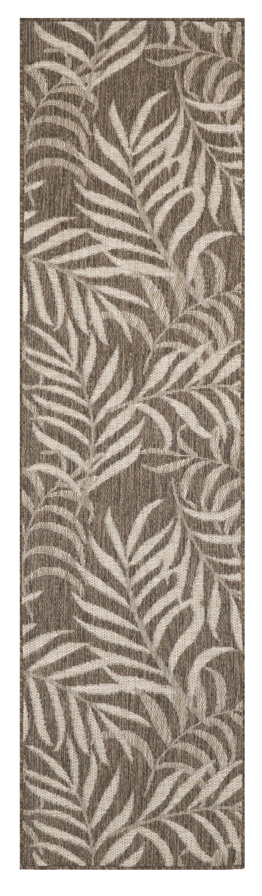 Nourison Home Garden Oasis GOA01 Mocha Contemporary Power-loomed Rug