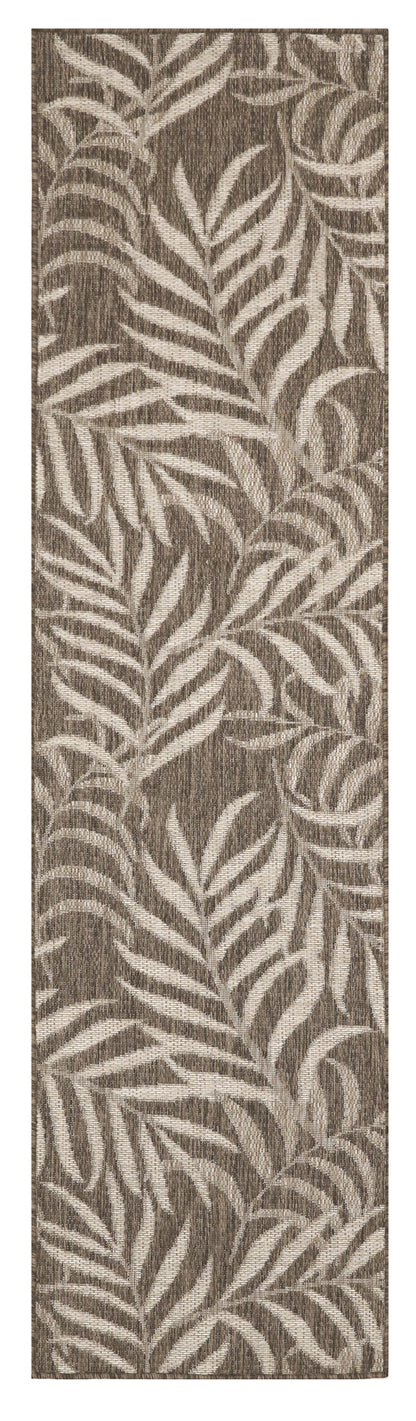 Nourison Home Garden Oasis GOA01 Mocha Contemporary Power-loomed Rug