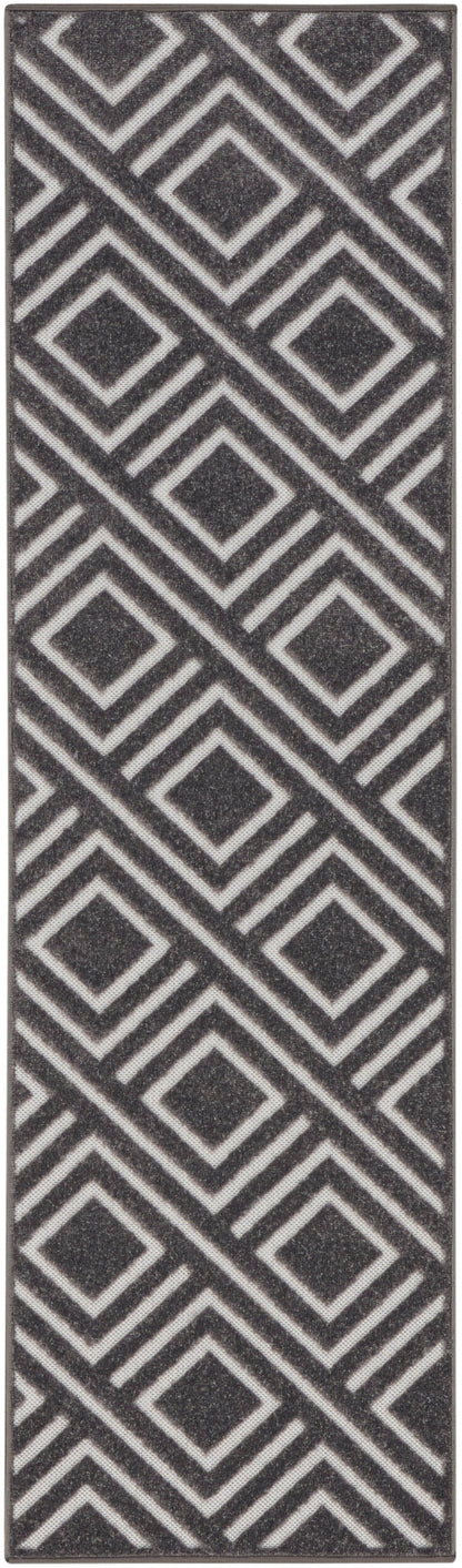 Nourison Home Care Free CAF03 Grey Contemporary Loom-woven Rug