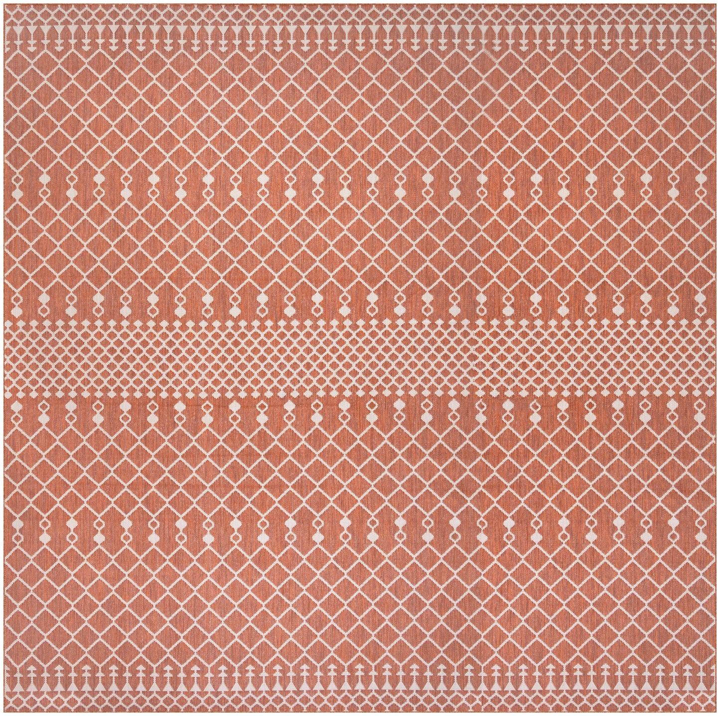 Nourison Home Positano POS02 Terracotta Contemporary Power-loomed Rug