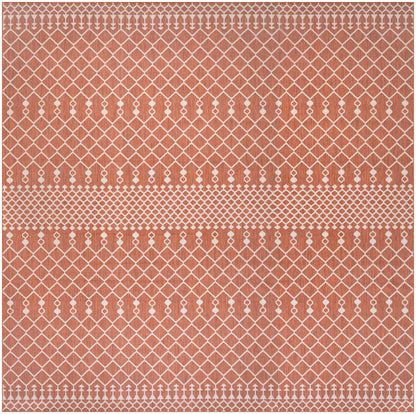 Nourison Home Positano POS02 Terracotta Contemporary Power-loomed Rug
