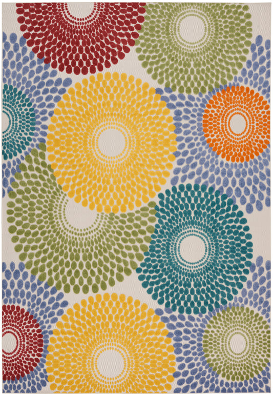 Nourison Home Aloha  Multicolor  Contemporary