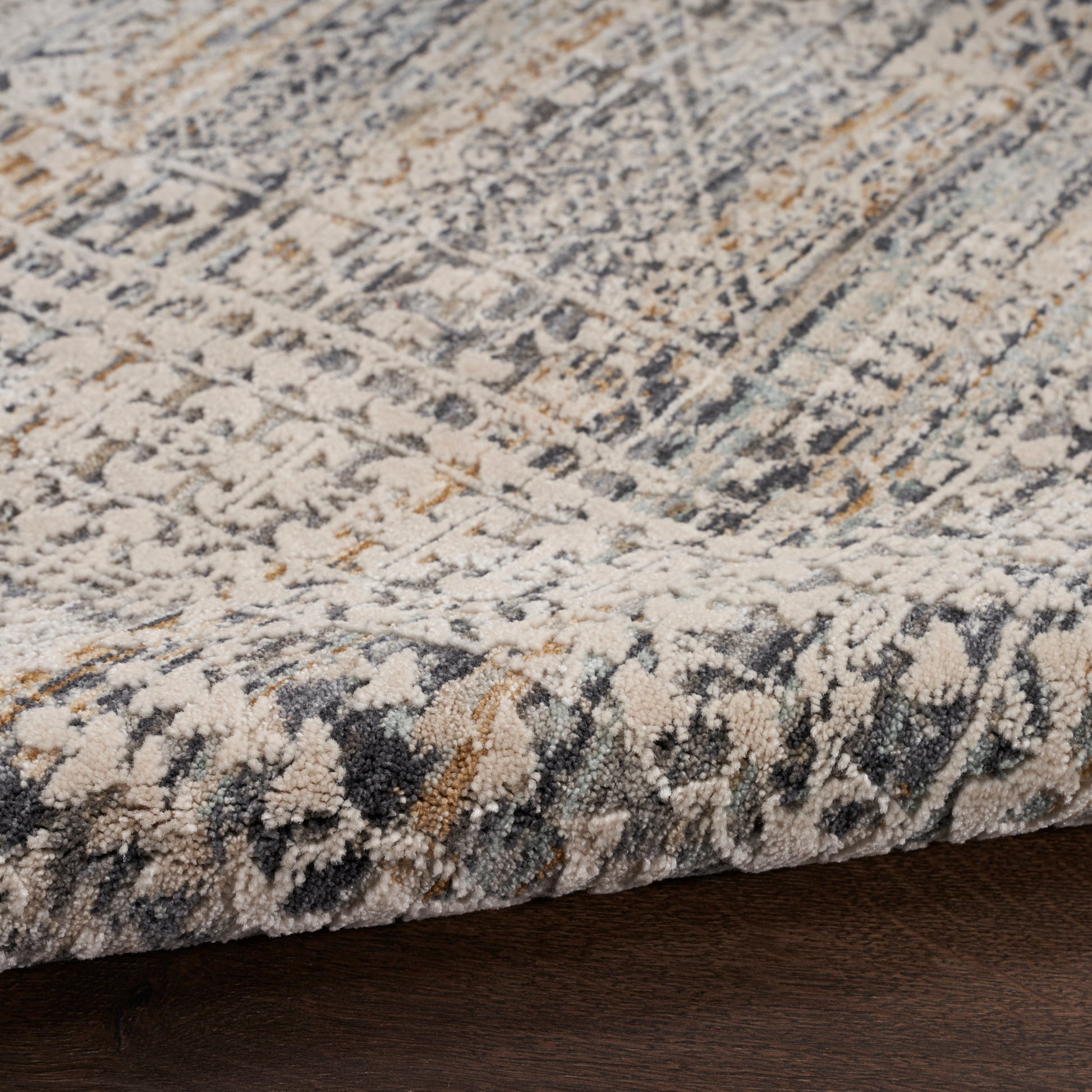 Nourison Home Lynx  Ivory Slate  Transitional