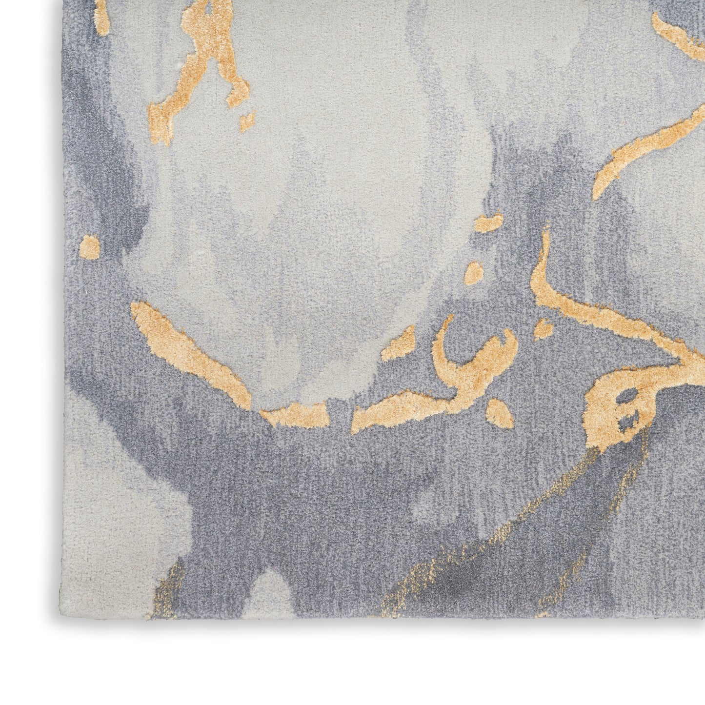 Nourison Home Prismatic  Grey Gold  Contemporary