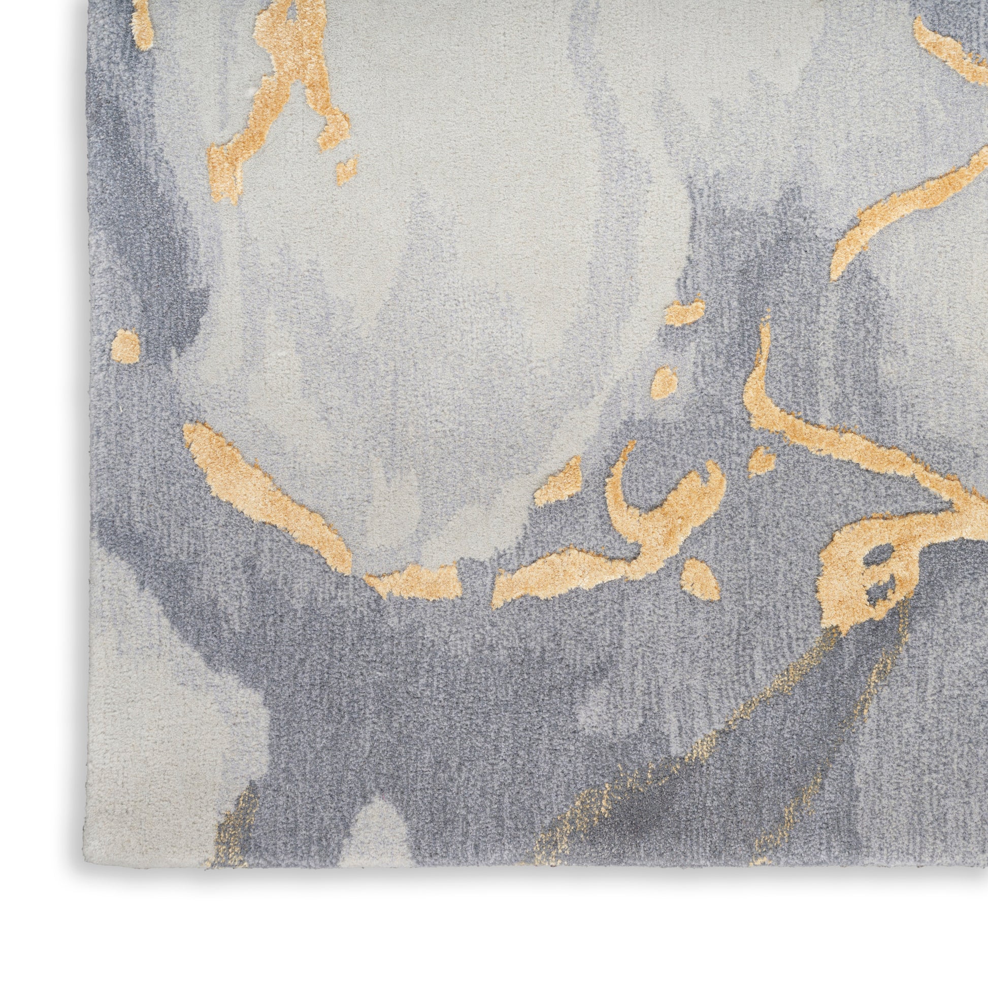 Nourison Home Prismatic  Grey Gold  Contemporary