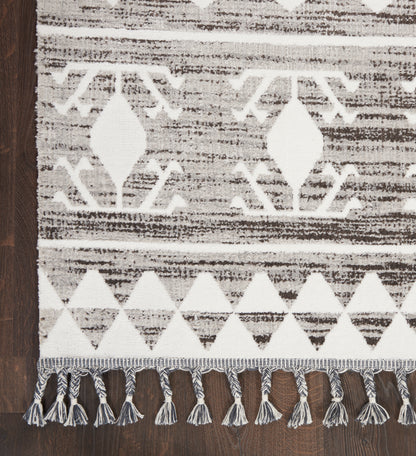 Nourison Home Asilah  Grey Ivory  Contemporary