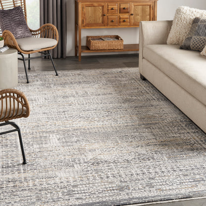 Nourison Home Lynx  Ivory Slate  Transitional