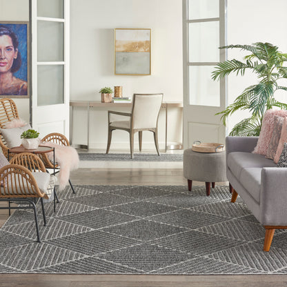 Nourison Home Cozumel  Dark Grey  Contemporary