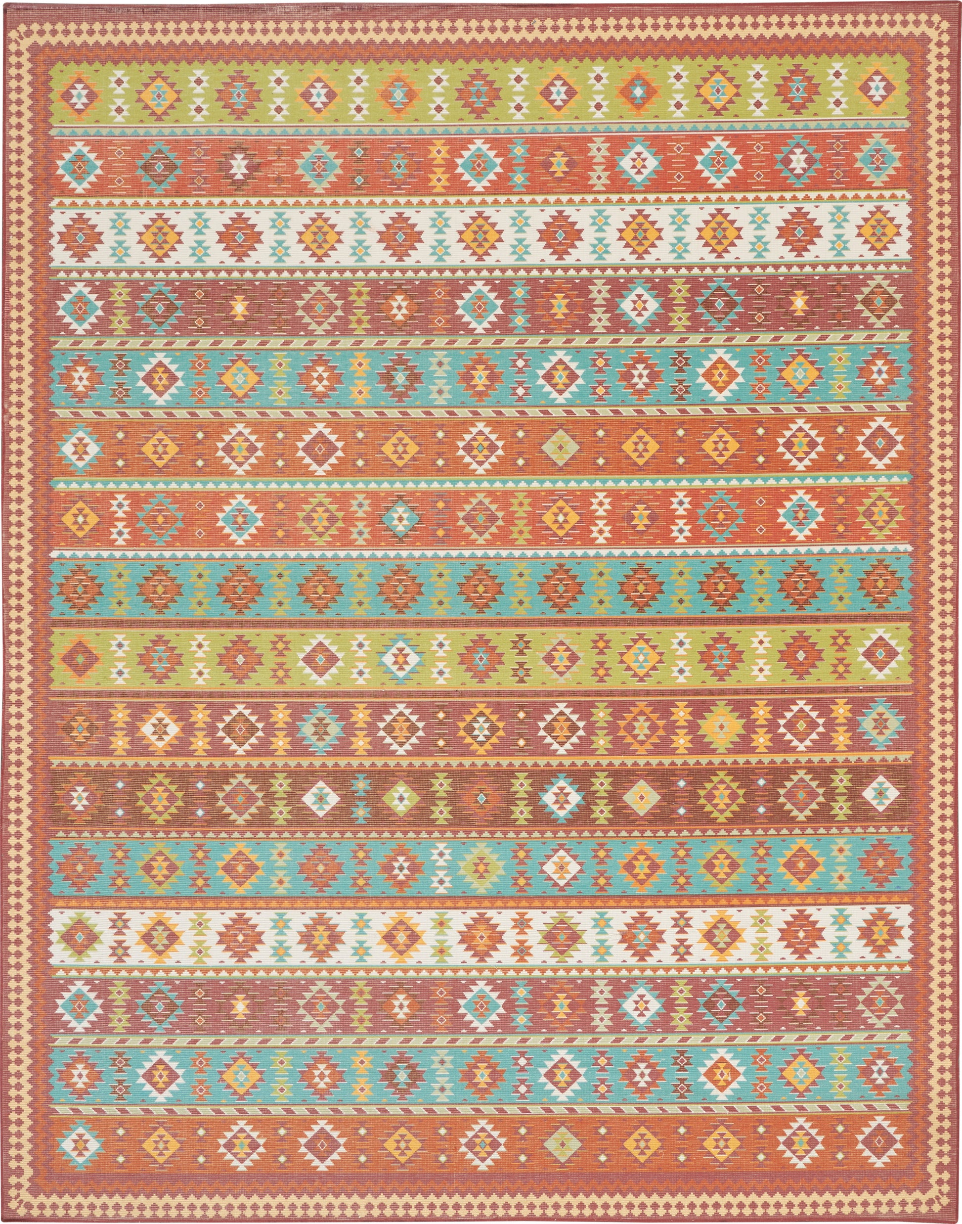 Nourison Home Madera  Light Orange  Transitional