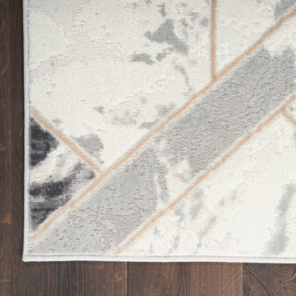 Nourison Home Elation  Ivory Grey  Contemporary