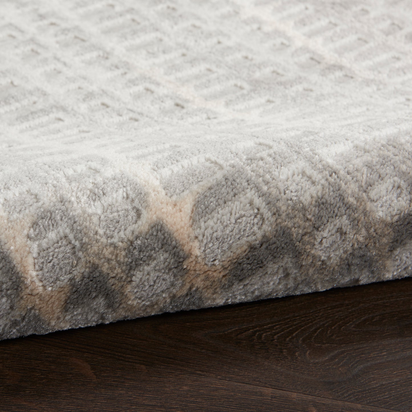 Nourison Home Solace  Grey Beige  Contemporary