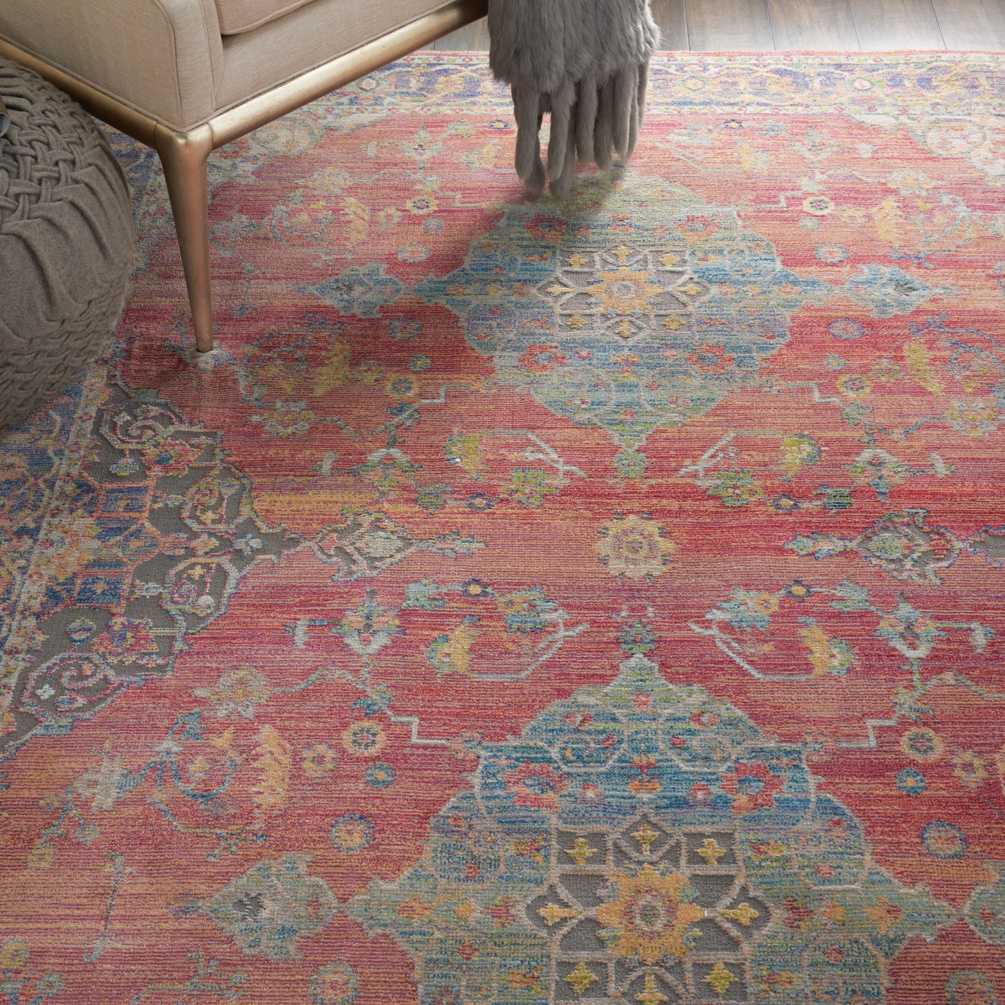 Nourison Home Ankara Global  Multicolor  Traditional