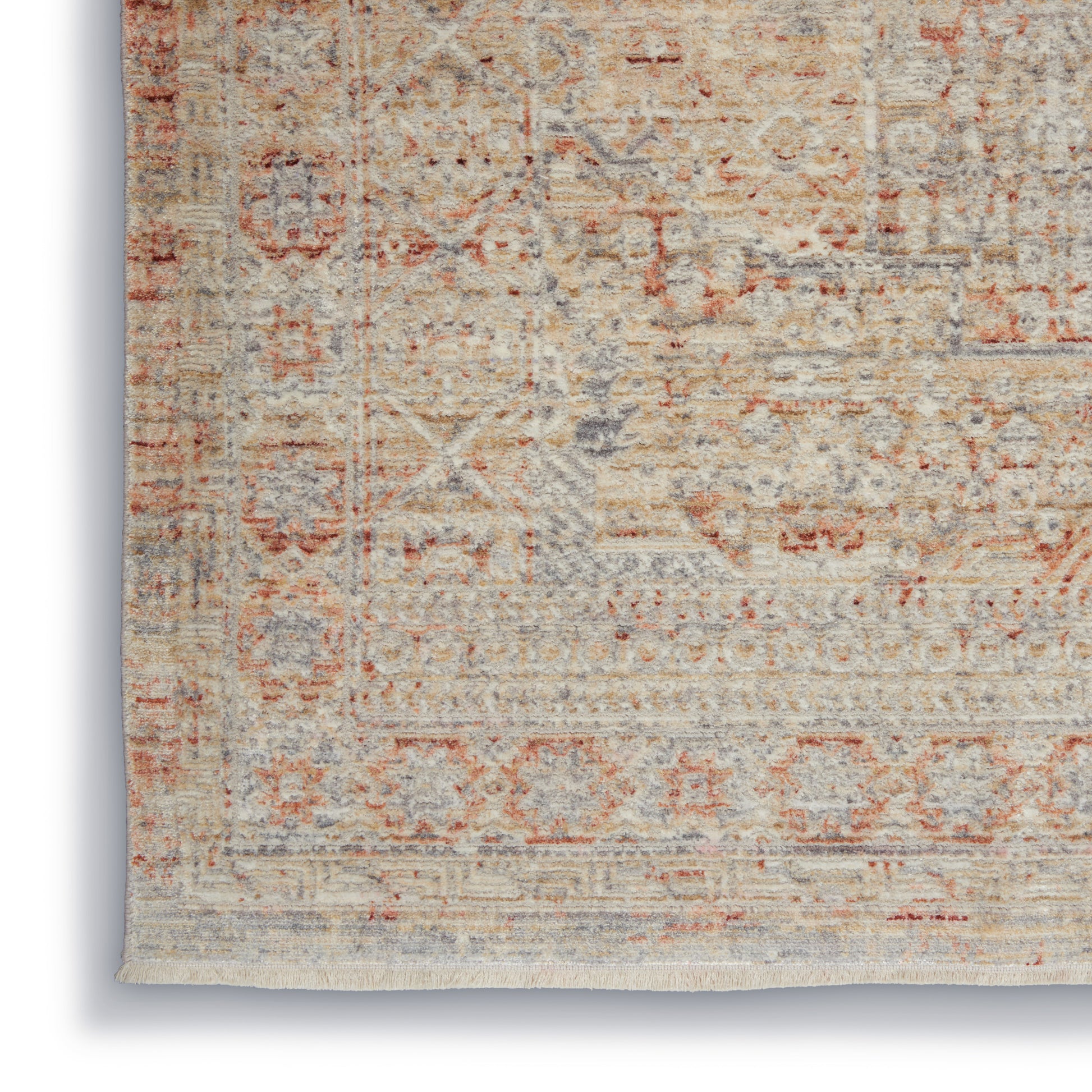 Nourison Home Lustrous Weave  Grey Brick  