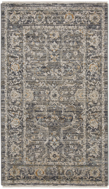 Nourison Home Lynx LNX03 Slate Multicolor Transitional Power-loomed Rug