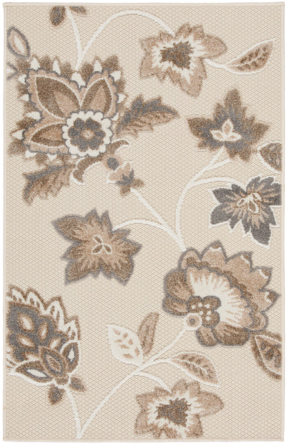 Nourison Home Aloha ALH31 Beige Contemporary Power-loomed Rugs