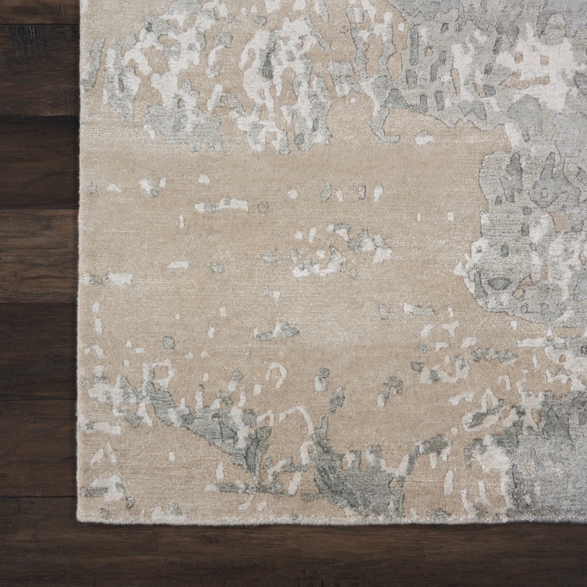 Nourison Home Silk Shadows  Sand  Contemporary