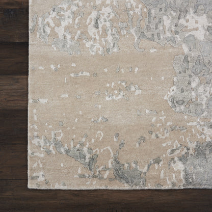 Nourison Home Silk Shadows  Sand  Contemporary