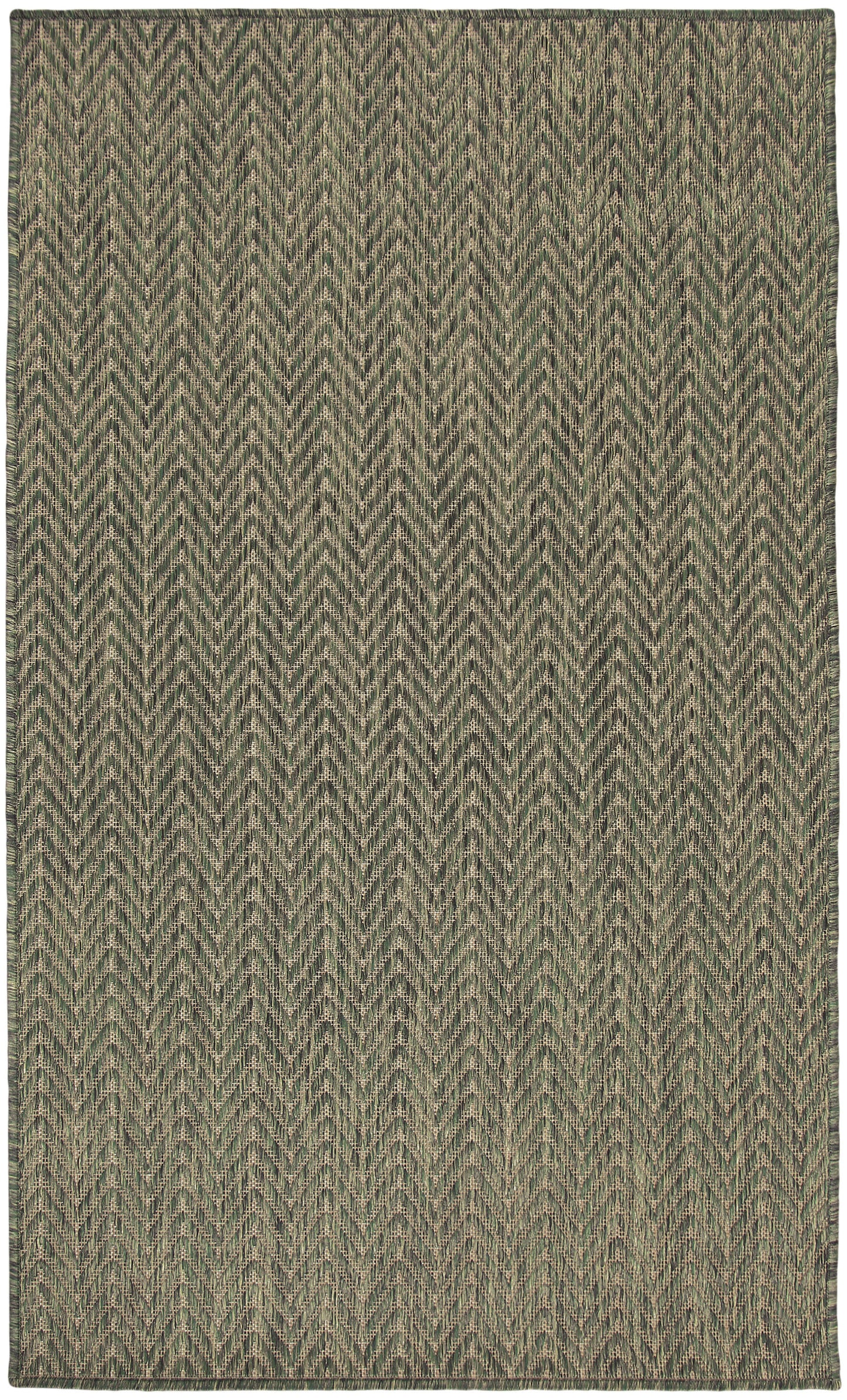 Nourison Home Horizon Indoor/Outdoor HOZ02 Green Contemporary Power-loomed Rug