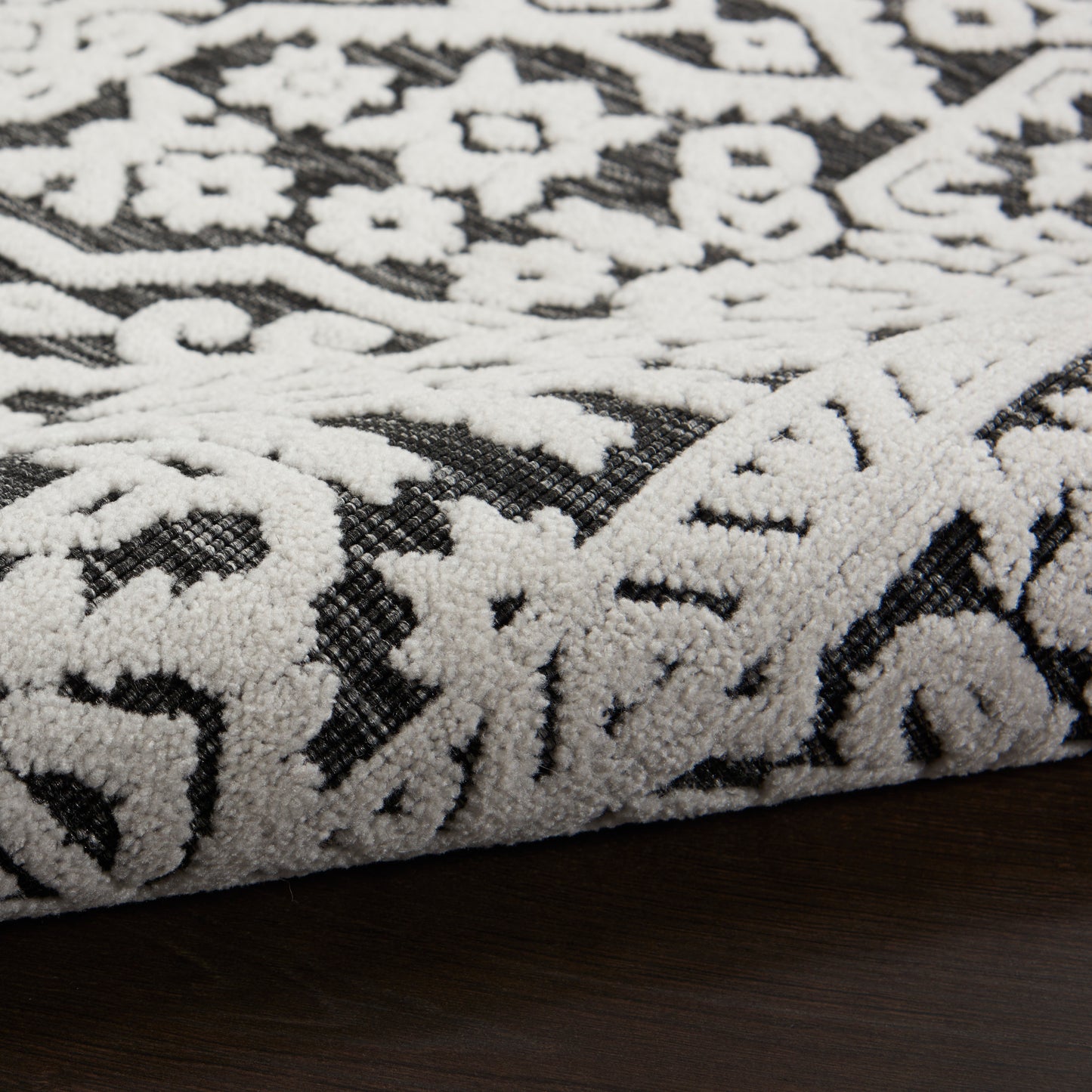 Nourison Home Key Largo  Dark Grey  Transitional