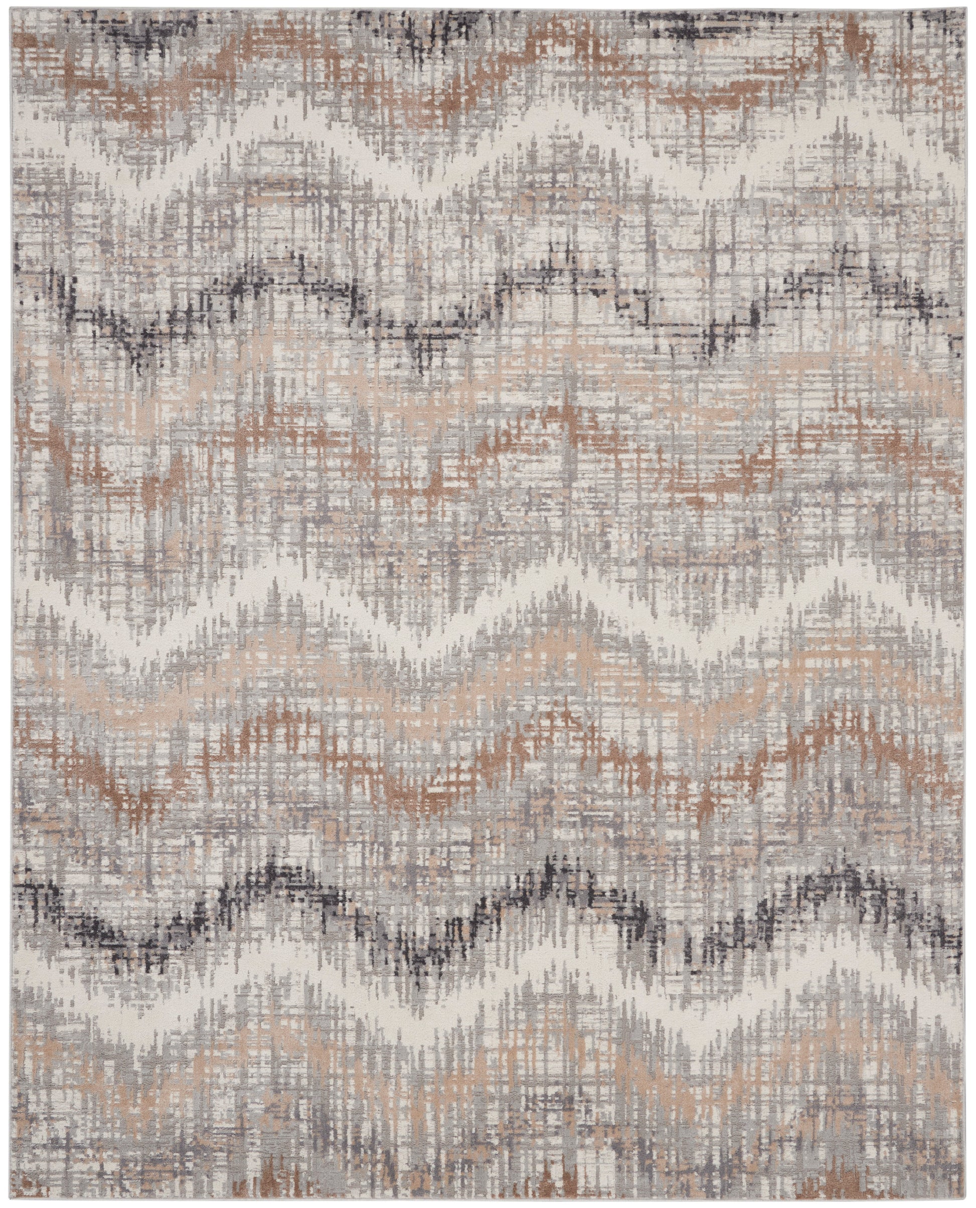 Nourison Home Elation  Grey Ivory  Contemporary