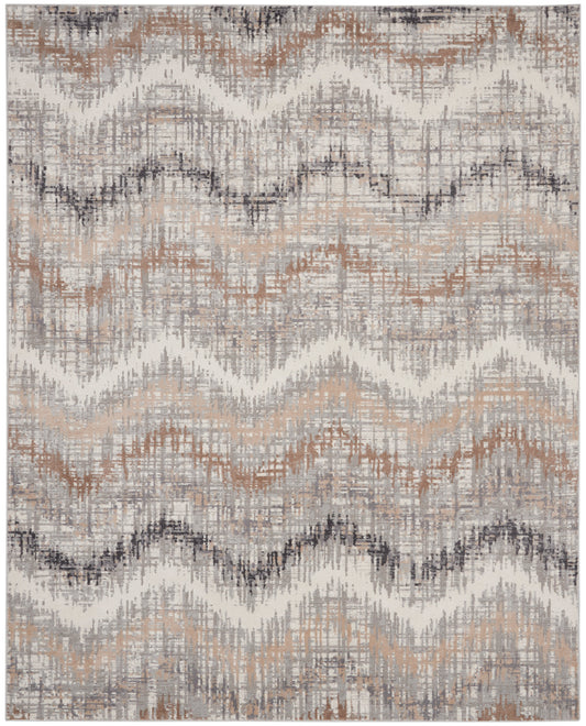 Nourison Home Elation  Grey Ivory  Contemporary