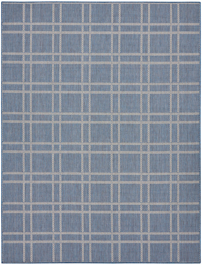 Nourison Home Horizon Indoor/Outdoor HOZ04 Navy Contemporary Power-loomed Rug